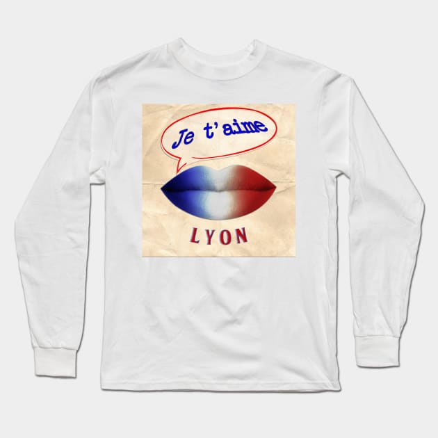 FRENCH KISS JETAIME LYON Long Sleeve T-Shirt by ShamSahid